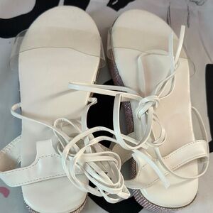 Women's Sexy Leg Wrap Around Sandal Sz 8.5 Nwot